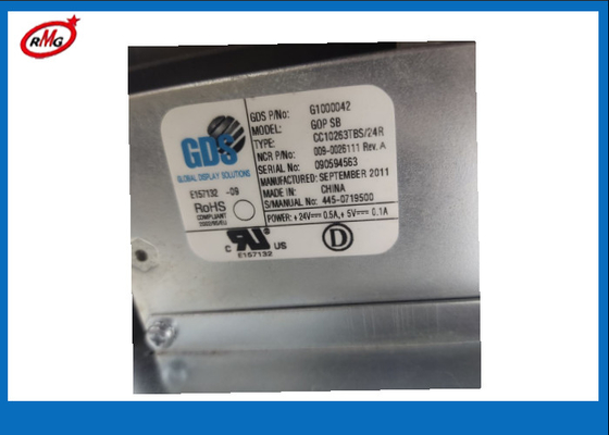 009-0026111 0090026111 قطعات دستگاه ATM NCR SelfServ 66XX GOP UOP 10.4 اینچ پنل اپراتور LCD